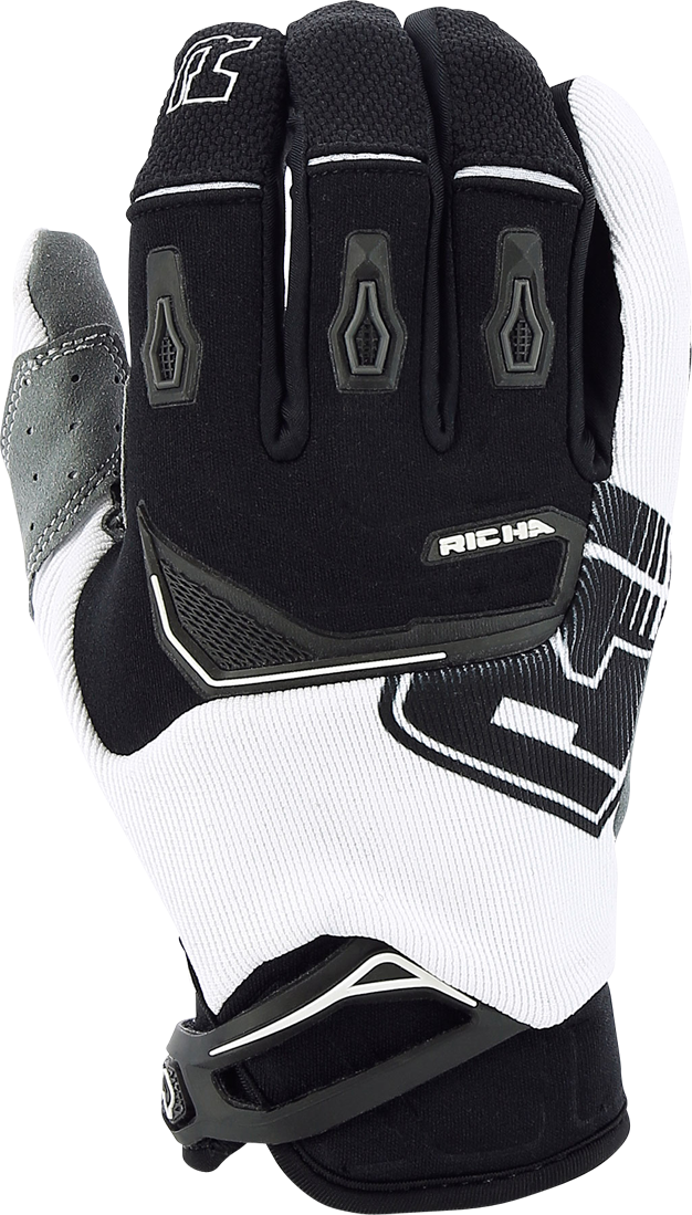 Richa Guantes de Cross  Desert Logo Negros