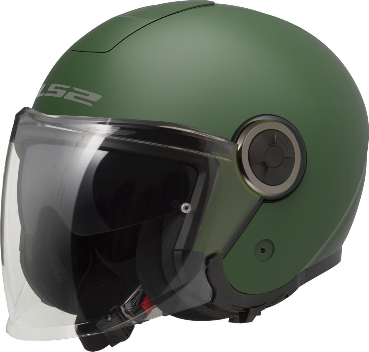 LS2 Casco Jet  OF620 Classy Verde Mate Militar