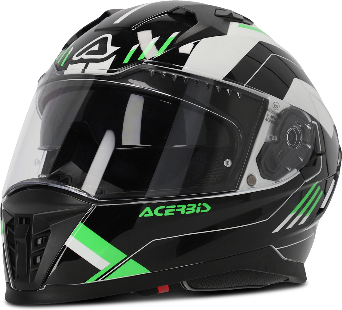 Acerbis Casco Integral  X-Way Graphic Street Negro-Verde