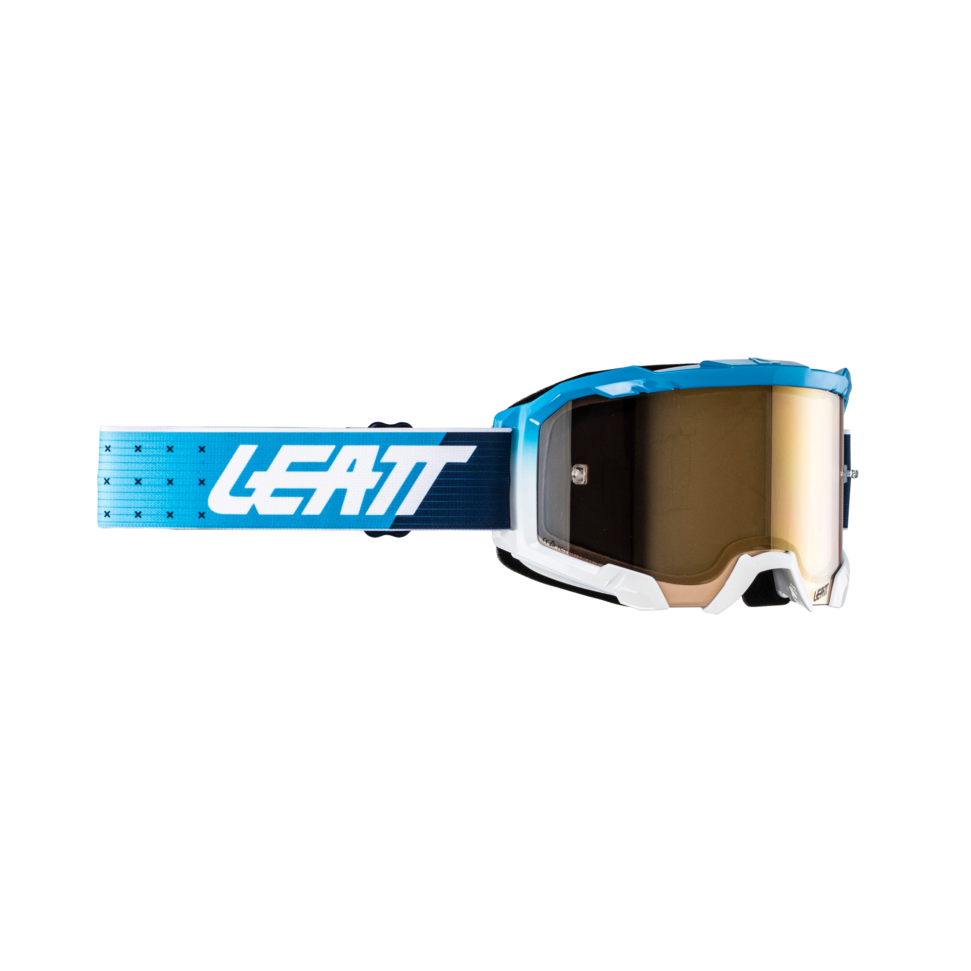 Leatt Gafas de Cross  Velocity 4.5 Iriz Cian-Bronce UC 68%