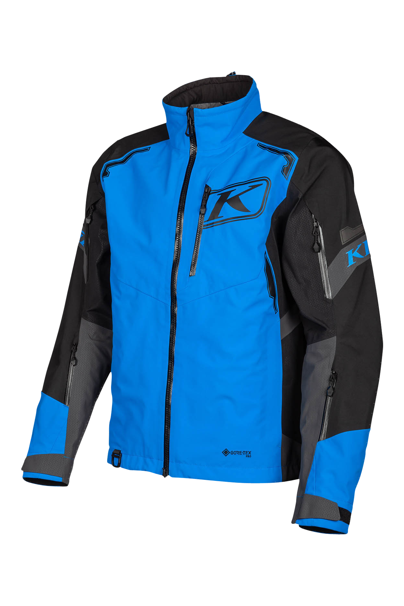 KLIM Chaqueta de Nieve  Valdez Azul Eléctrico Limonada-Negro