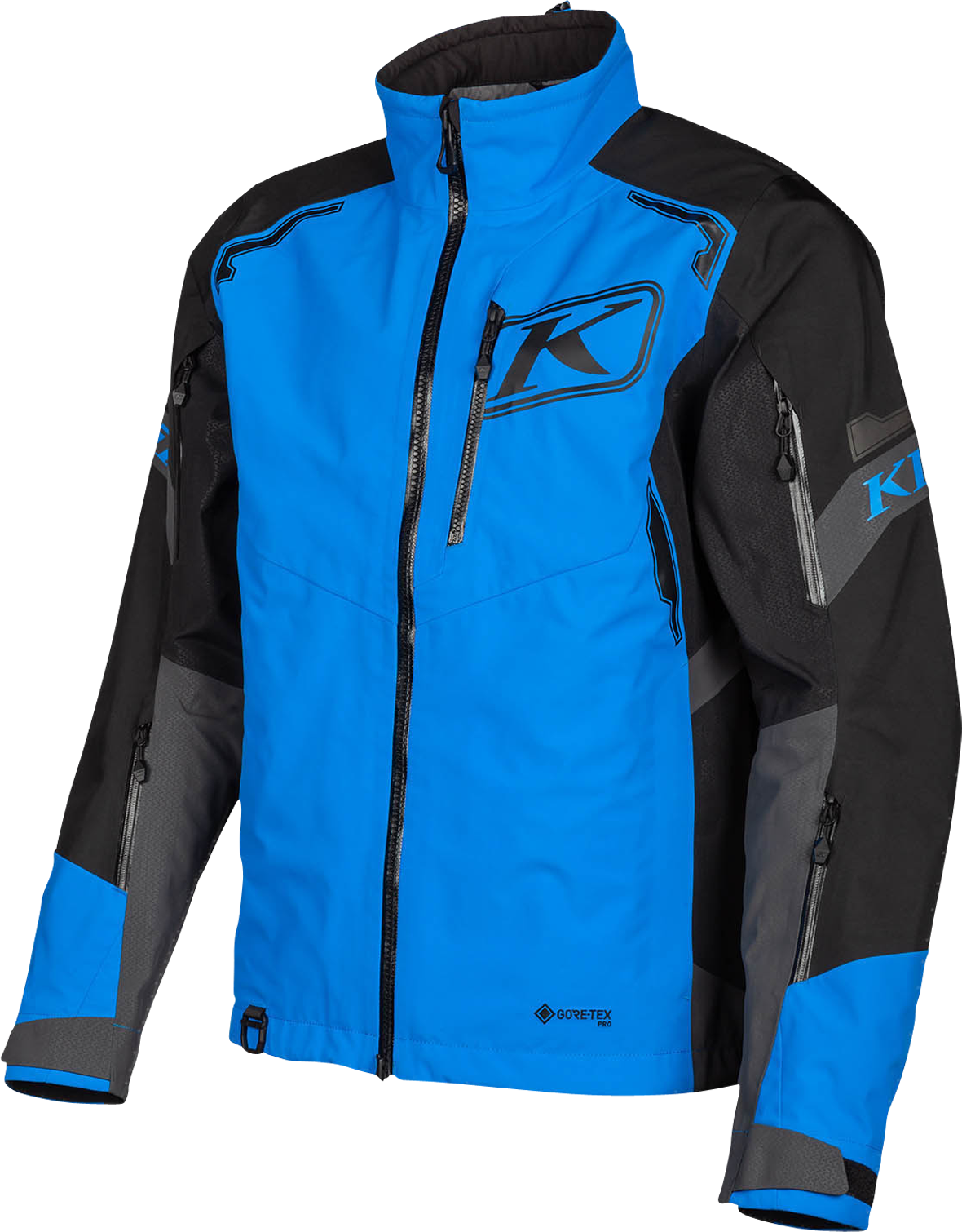 KLIM Chaqueta de Nieve  Valdez Azul Eléctrico Limonada-Negro