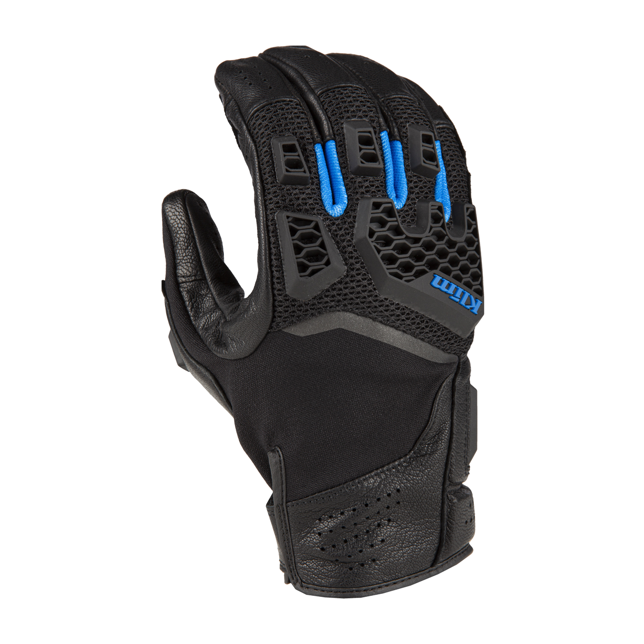 KLIM Guantes de Moto  Baja Negro-Azul