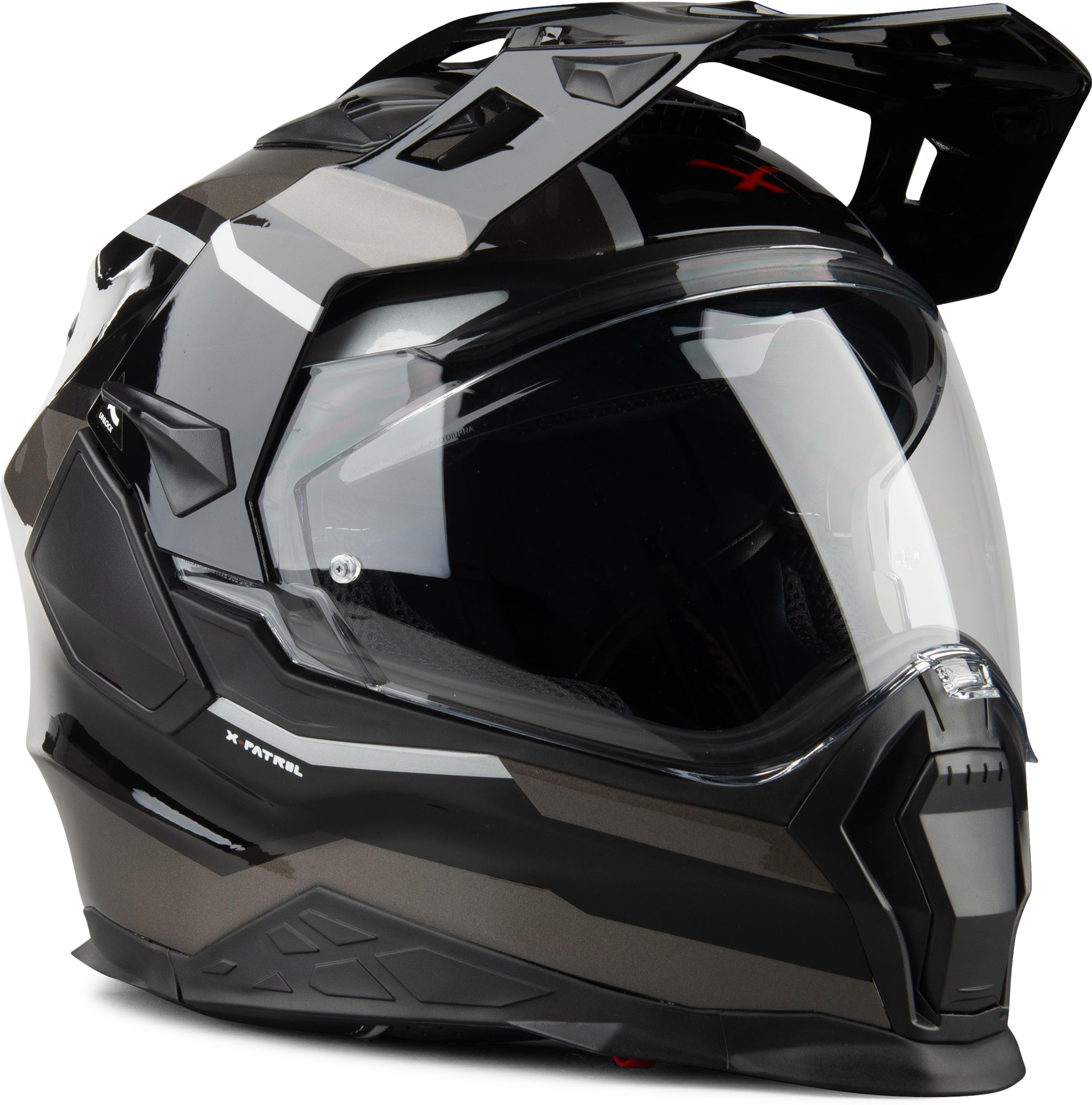 Nexx Casco Adventure  X.WED2 X-Patrol Negro-Gris oscuro