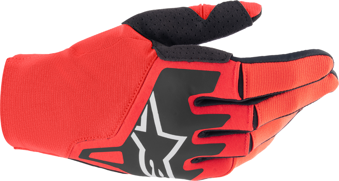 Alpinestars Guantes de Cross  Techstar Rojo Marte-Negro