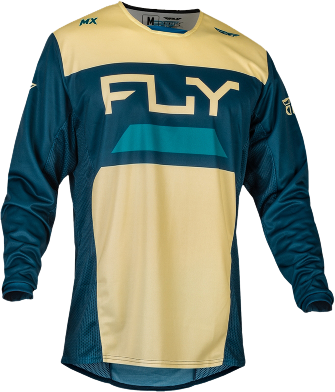 FLY Racing Camiseta de Cross  Kinetic Marfil