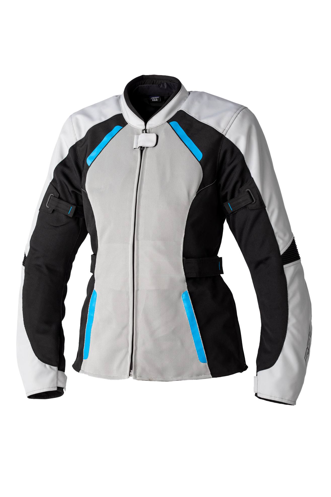 RST Chaqueta de Moto para Mujer  Ava Mesh Plateado-Negro-Azul