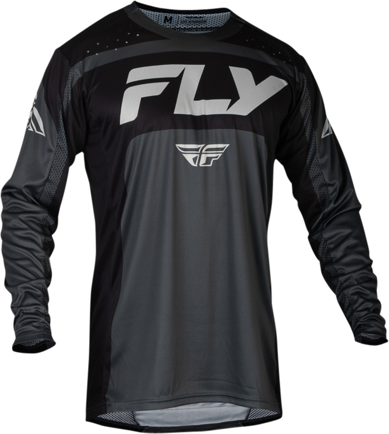 FLY Racing Camiseta de Cross  Lite Gris Oscuro