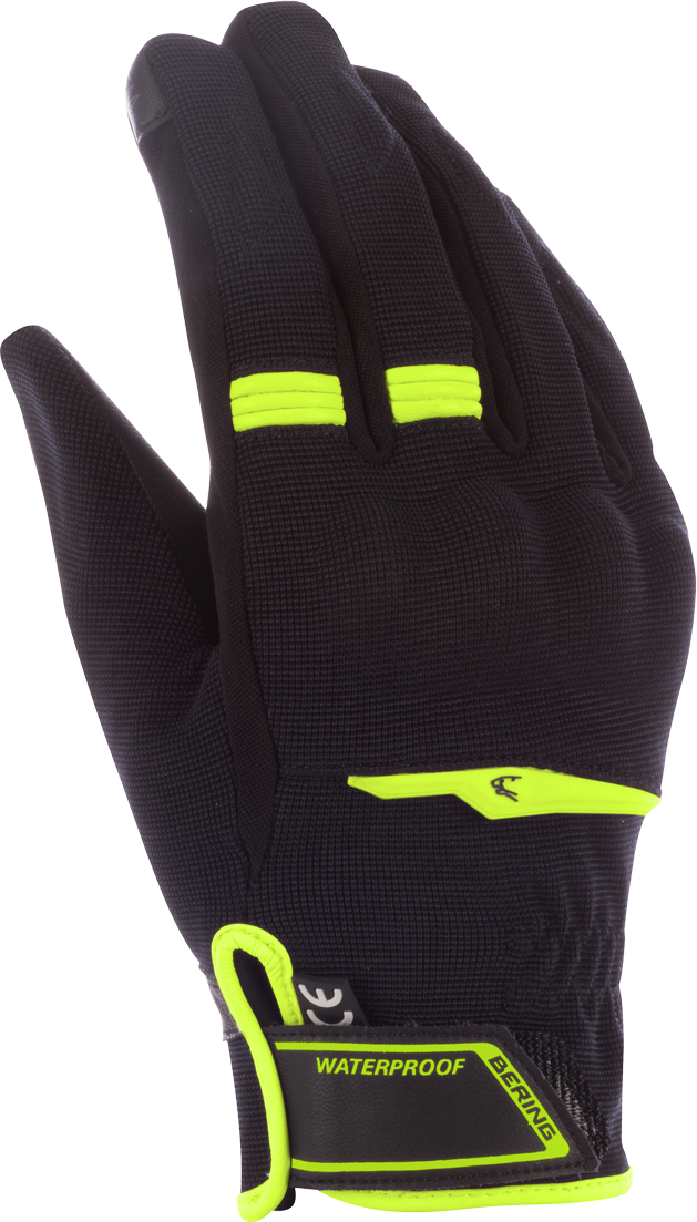 Bering Guantes de Moto  Borneo EVO Negro-Fluo