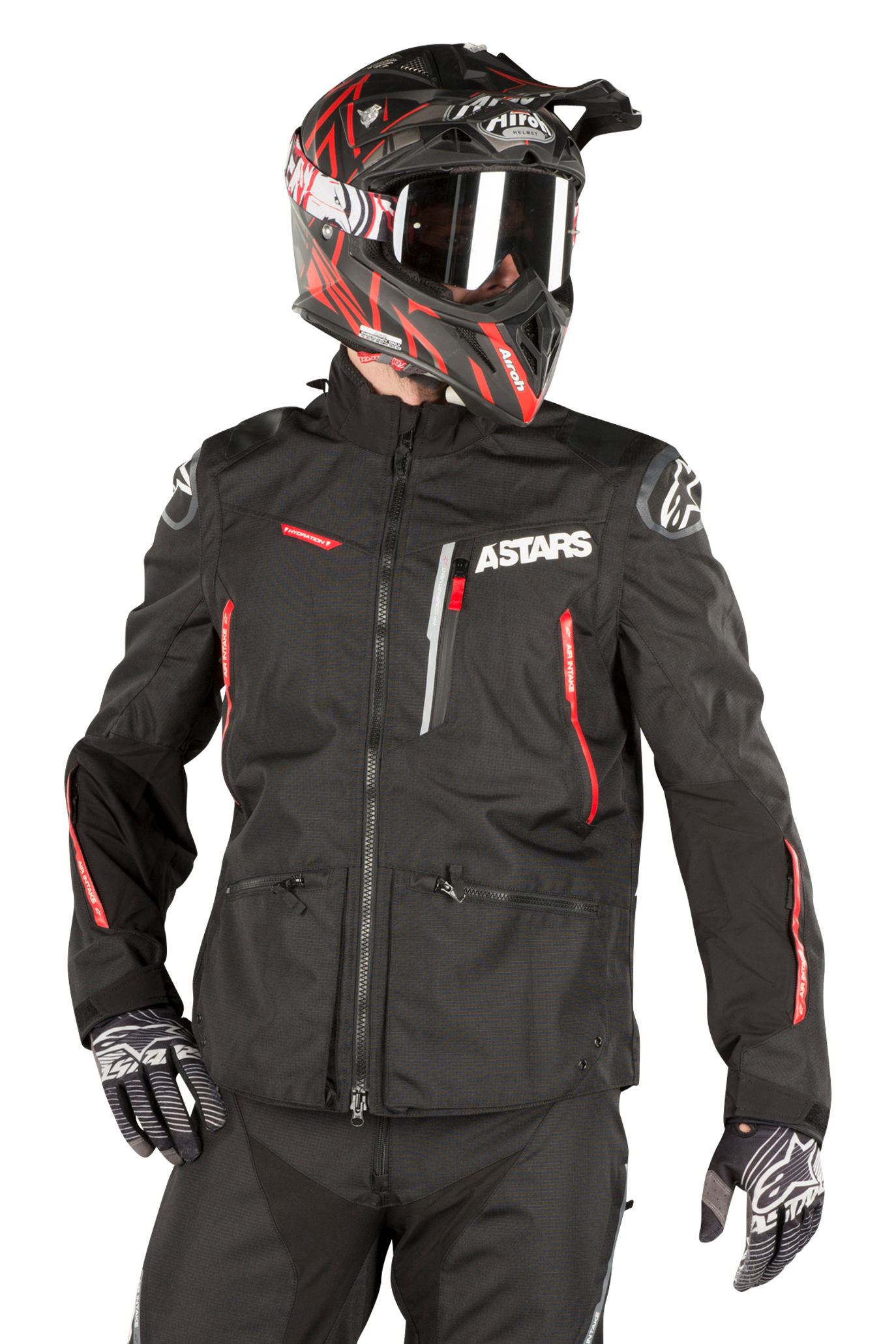 Alpinestars Chaqueta de Enduro  Venture R Negro-Rojo