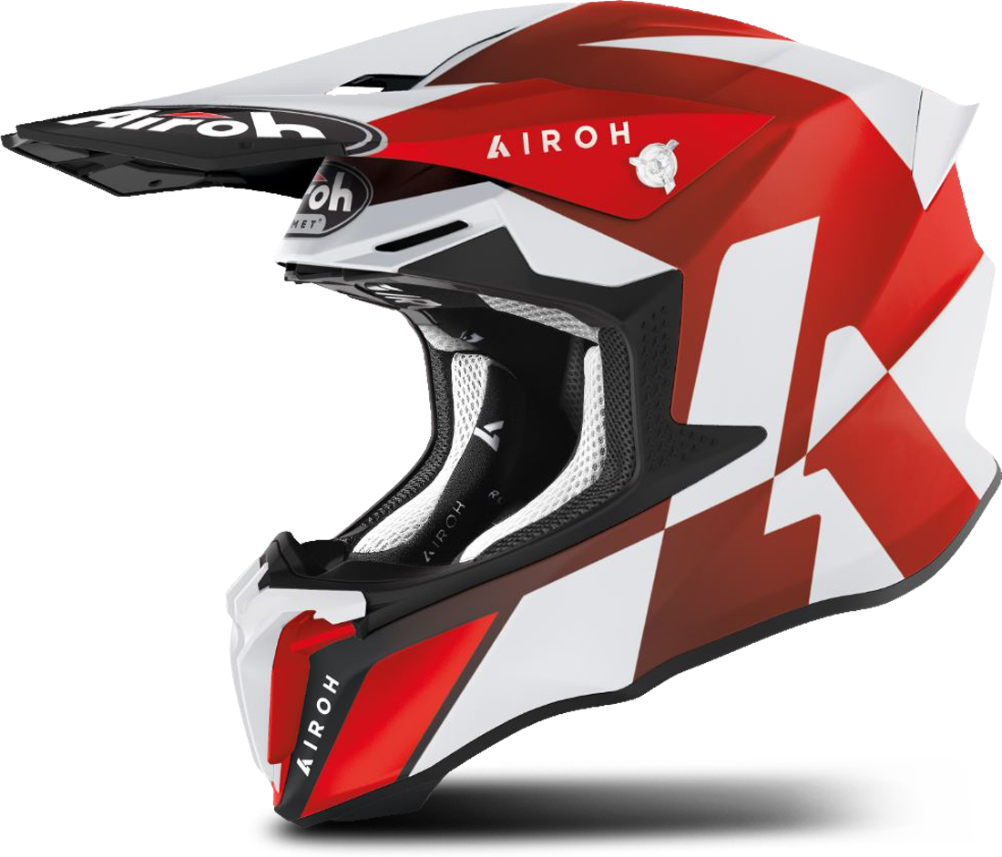 Airoh Casco de Cross  Twist 2.0 Lift Rojo