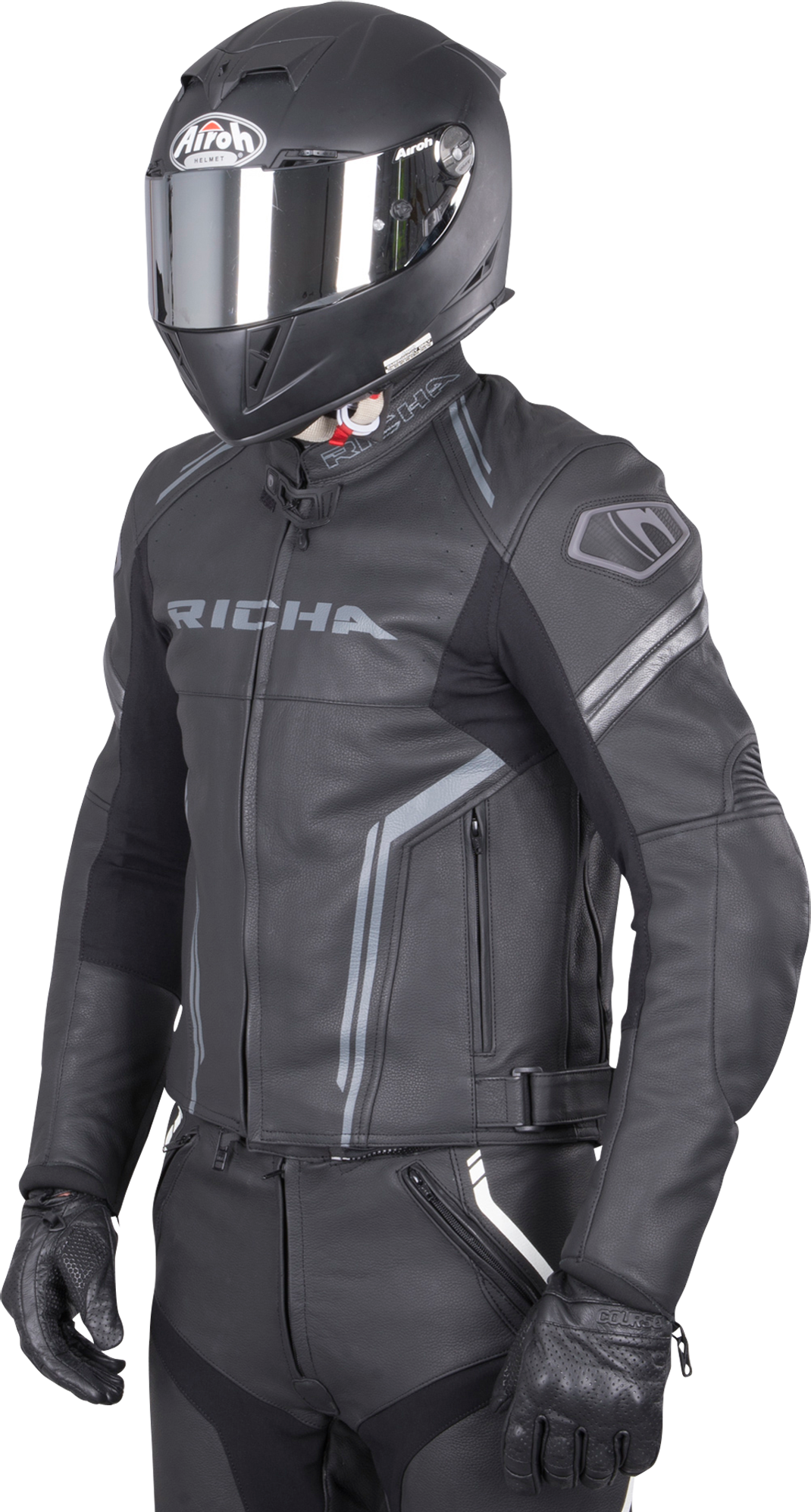 Richa Chaqueta de Moto  Assen Negra