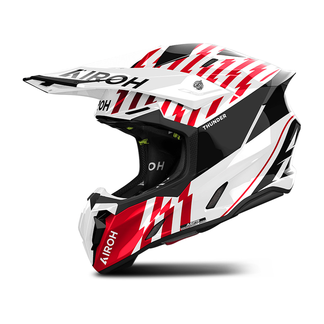 Airoh Casco de Cross  Twist 3 Thunder Rojo Brillante