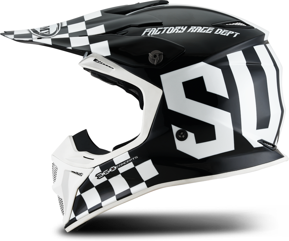 Suomy Casco de Cross  Speed Pro Master Mips® Negro-Blanco