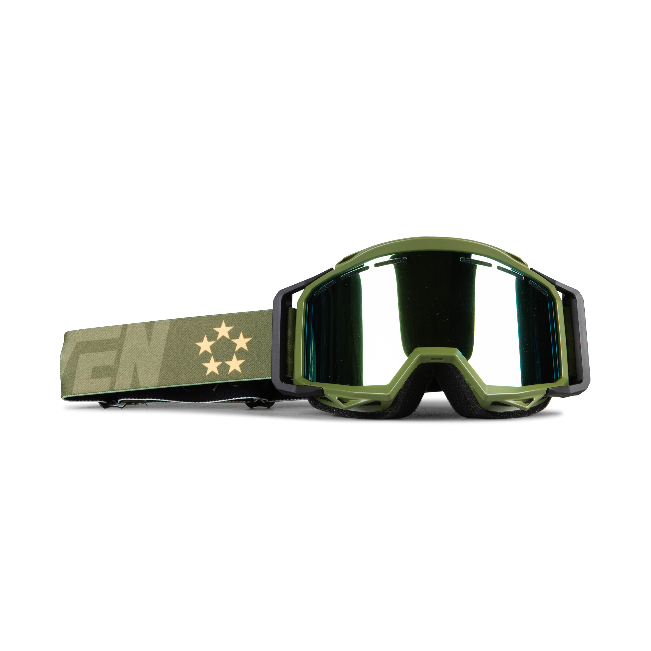 Raven Gafas de Nieve  Sniper VentMax Doble Lente Verde Militar