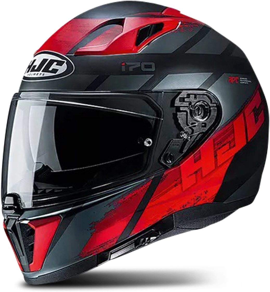 HJC Casco Integral  i70 Reden Negro-Rojo