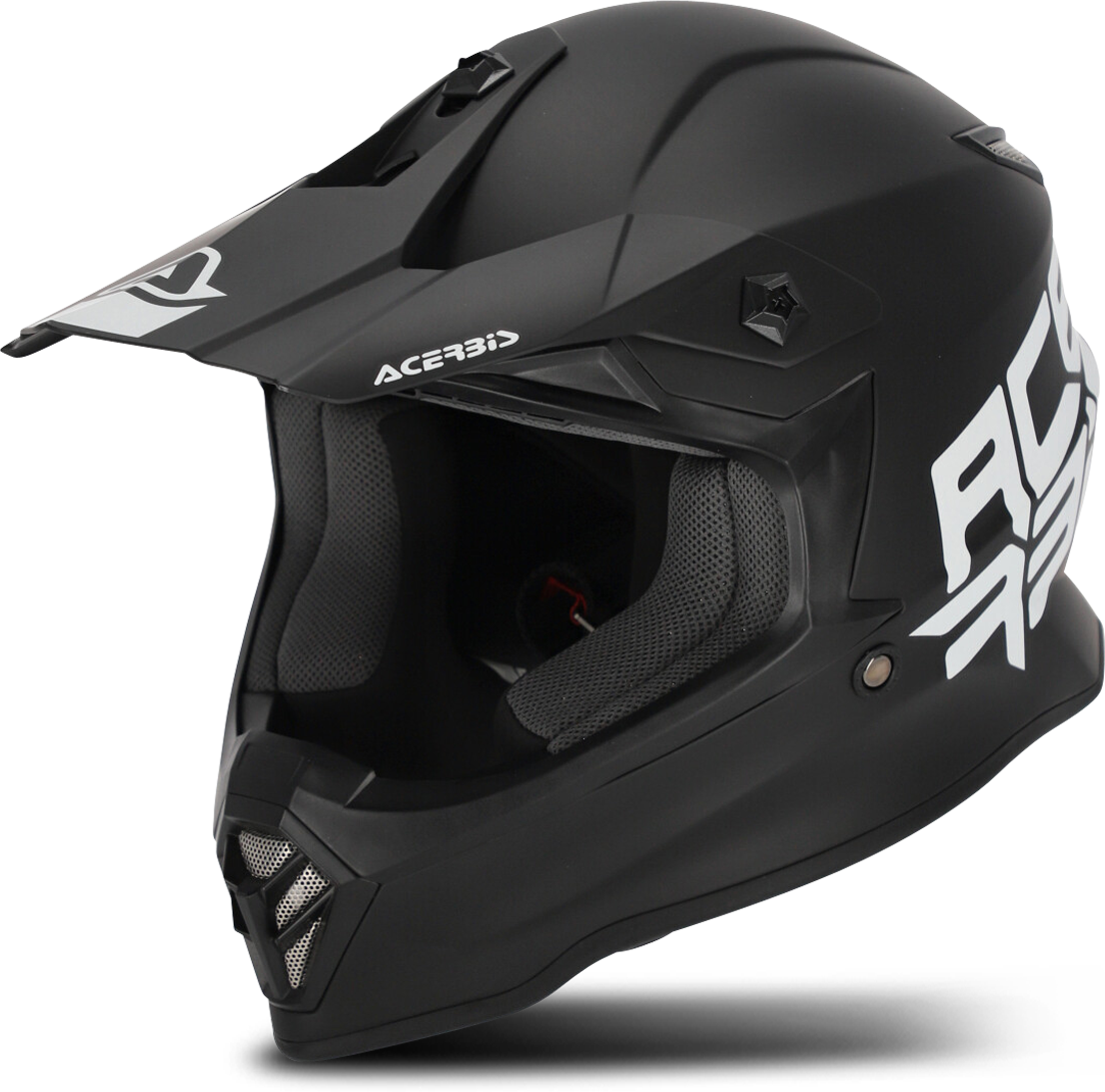 Acerbis Casco de Cross Niño  Impact Steel Negro