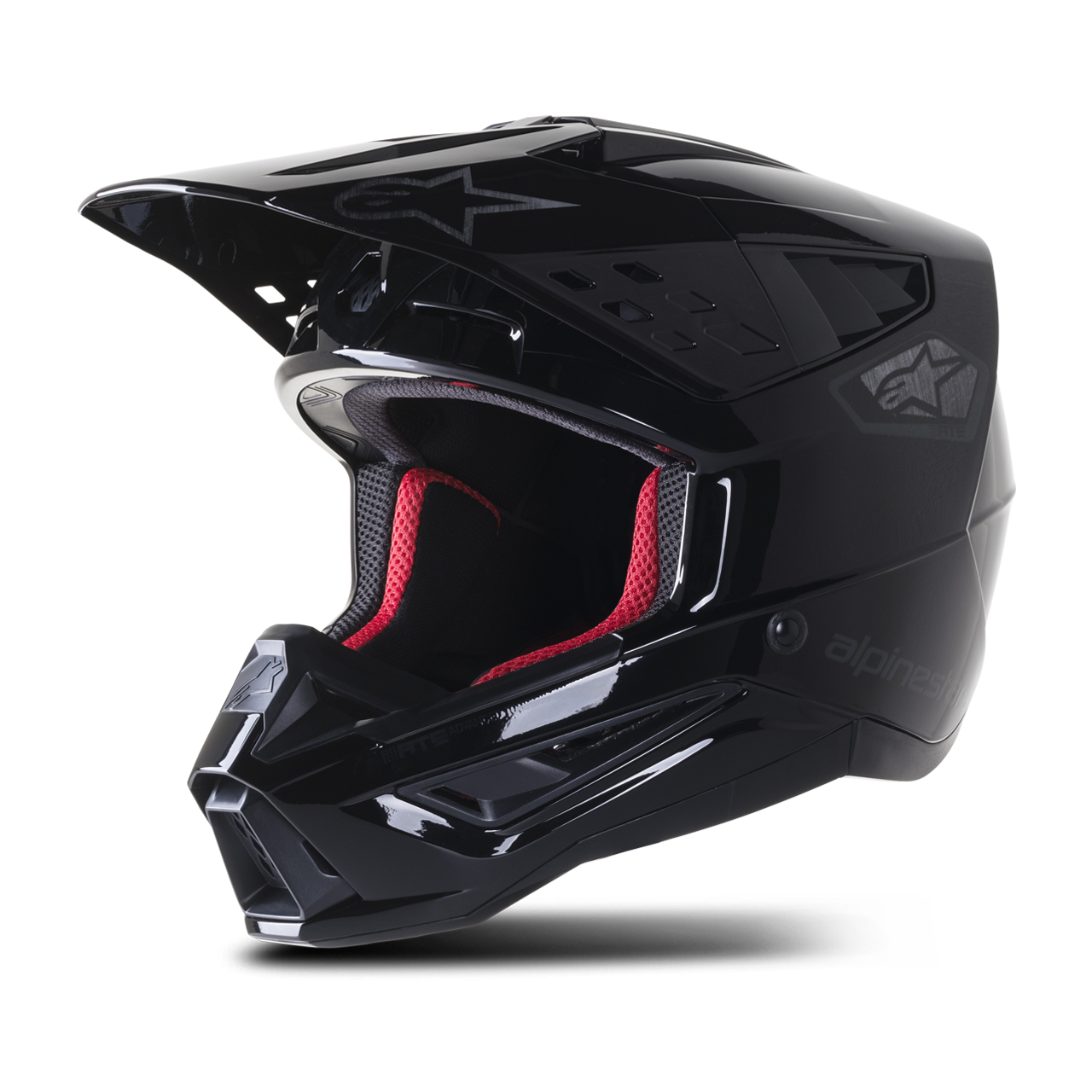 Alpinestars Casco de Cross  S-M5 Scout Negro-Plateado