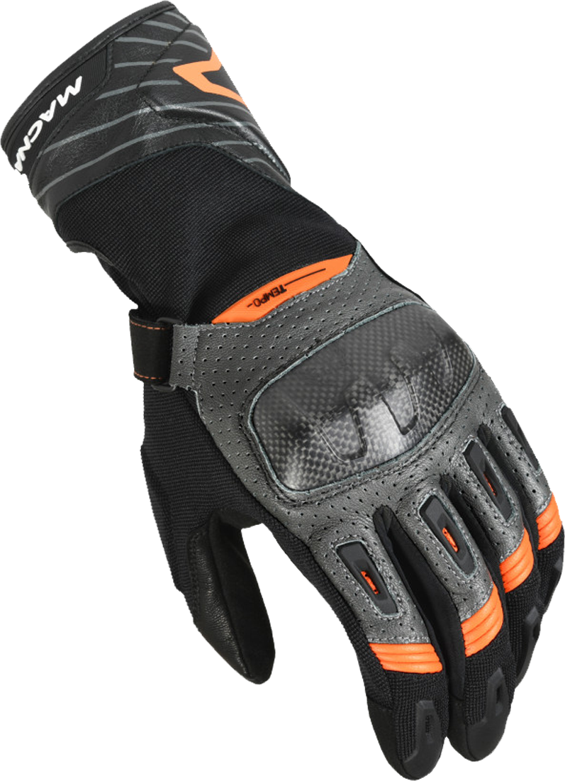 Macna Guantes de Moto  Tempo Gris-Naranja