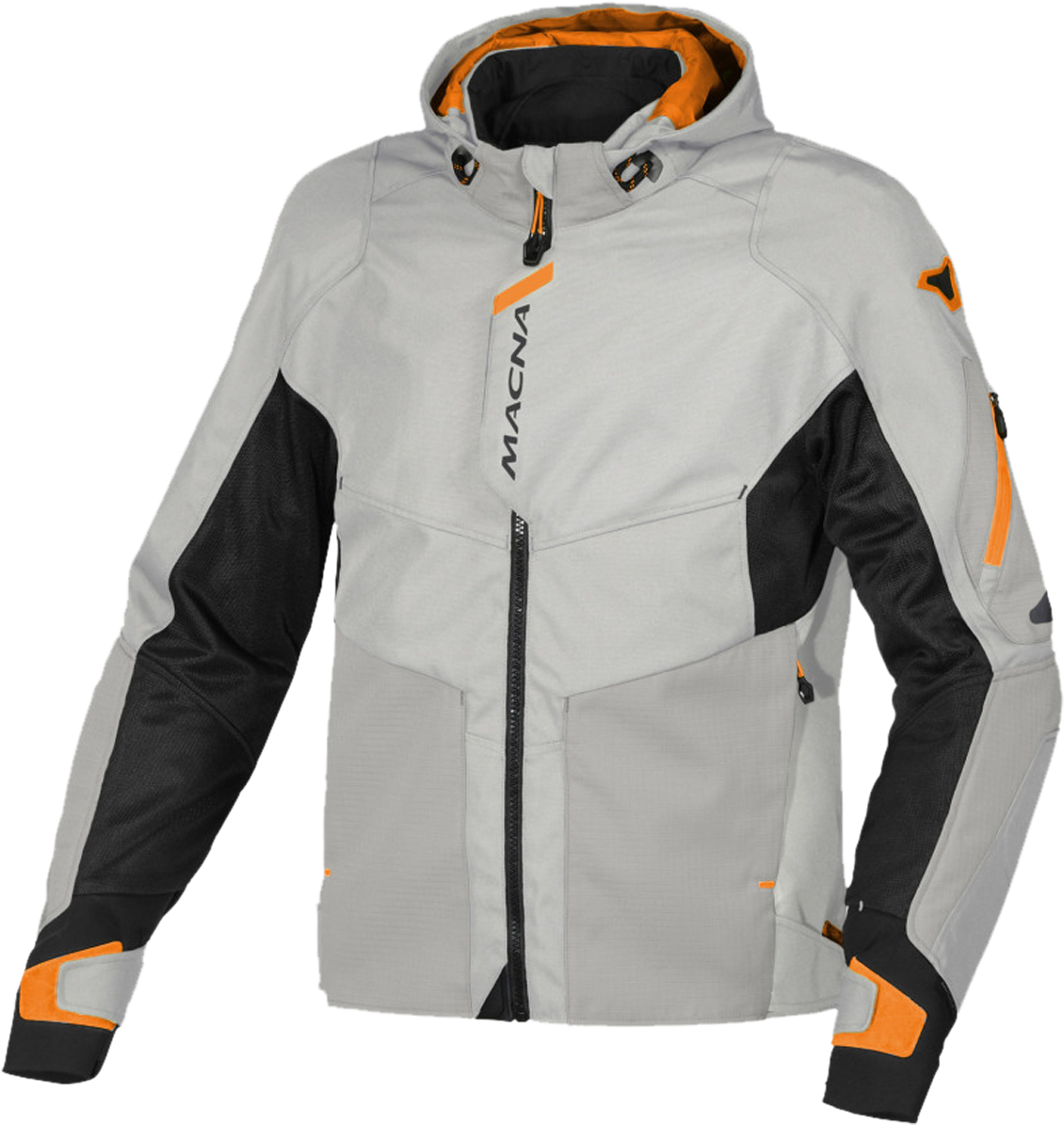 Macna Chaqueta de Moto  Beacon Gris-Naranja