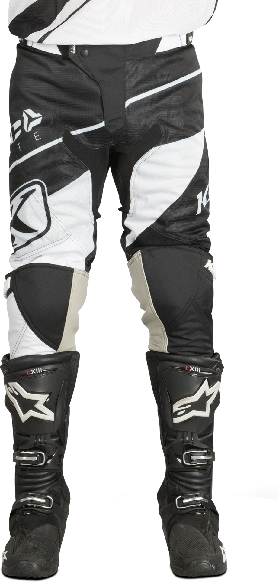 KLIM Pantalones de Cross  XC Lite Negro-Blanco