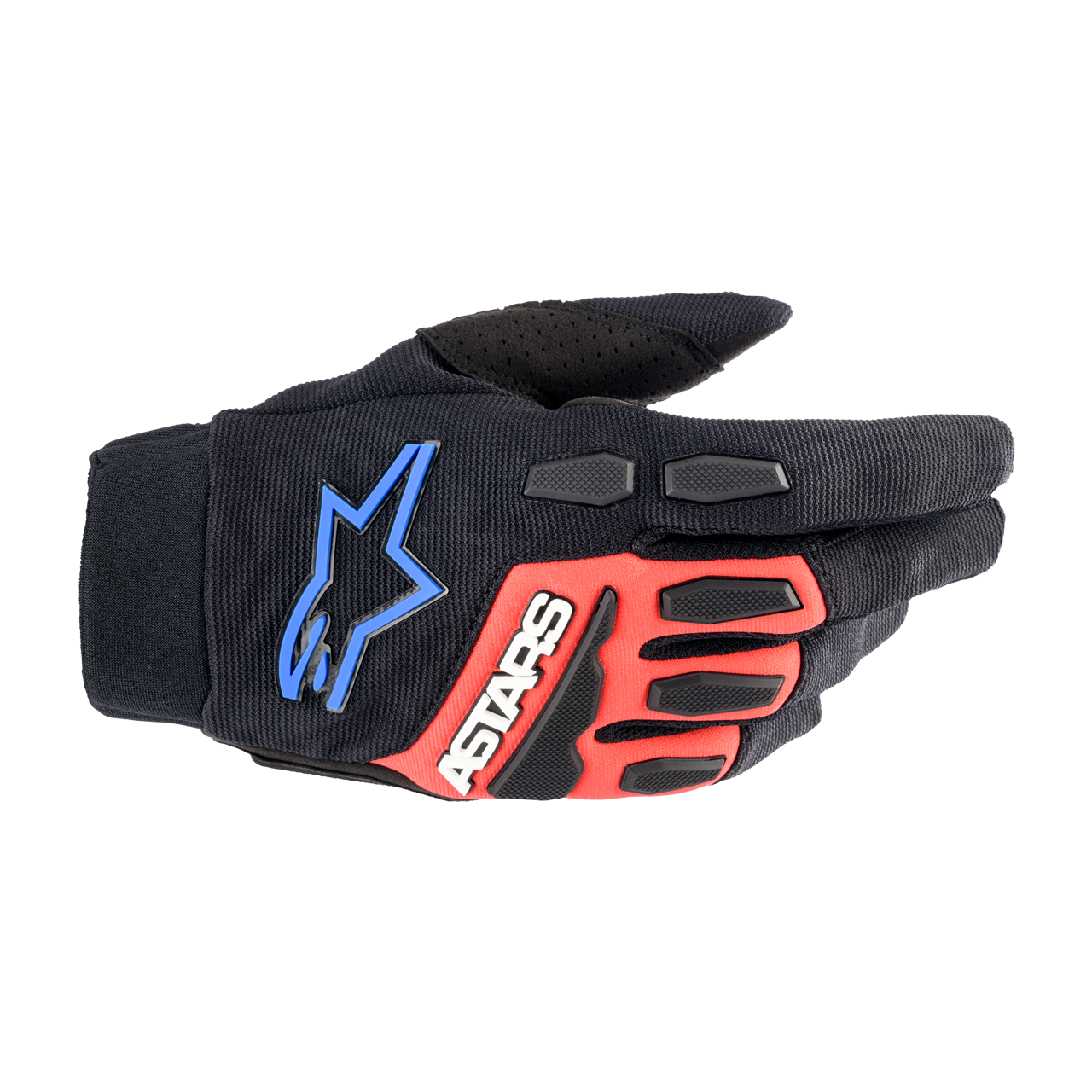 Alpinestars Guantes de Cross  Full Bore XT Negro-Rojo Intenso-Azul