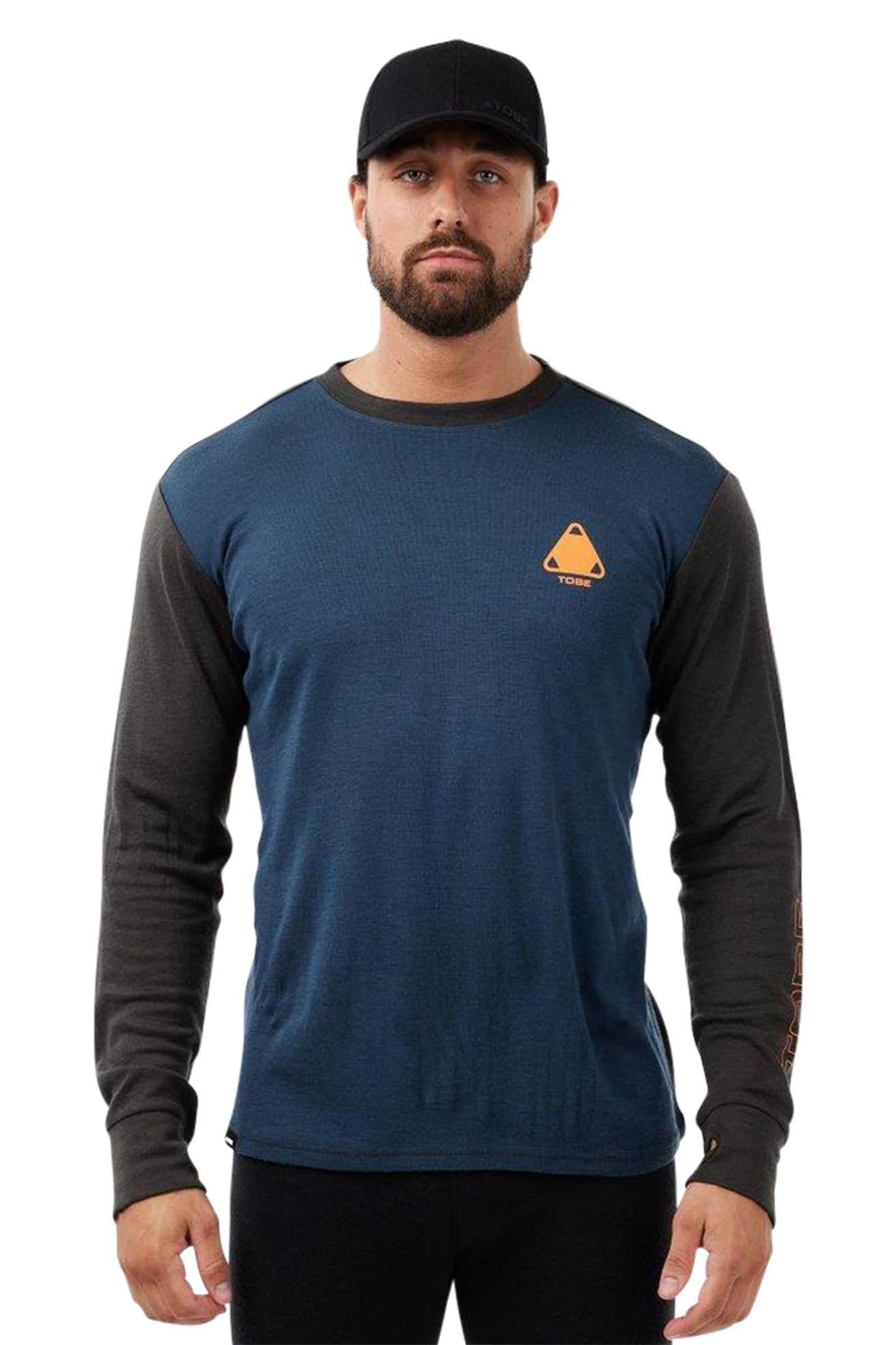 TOBE Outerwear Camiseta Capa Base de Merino TOBE Ferox Azul Marino Medianoche