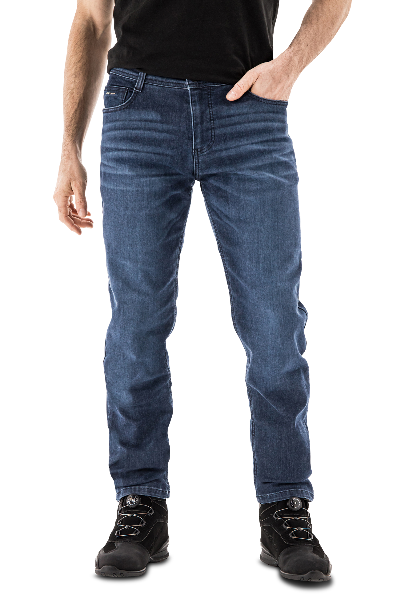 Ixon Pantalones de Moto  Marco Azul Medio