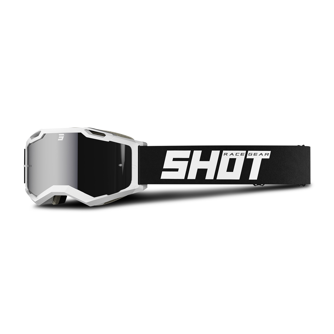 Shot Race Gear Gafas de Cross Shot Iris 2.0 Solid Blancos