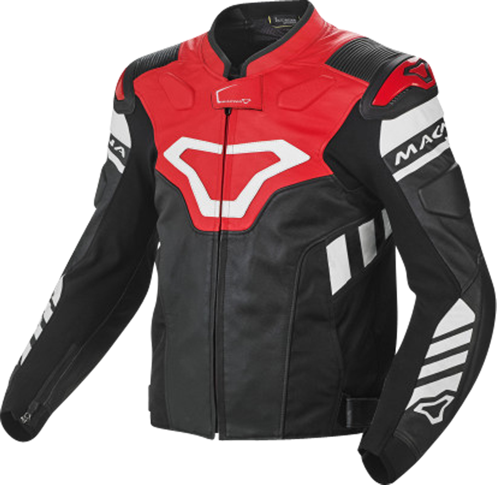 Macna Chaqueta de Moto  Tracktix Roja