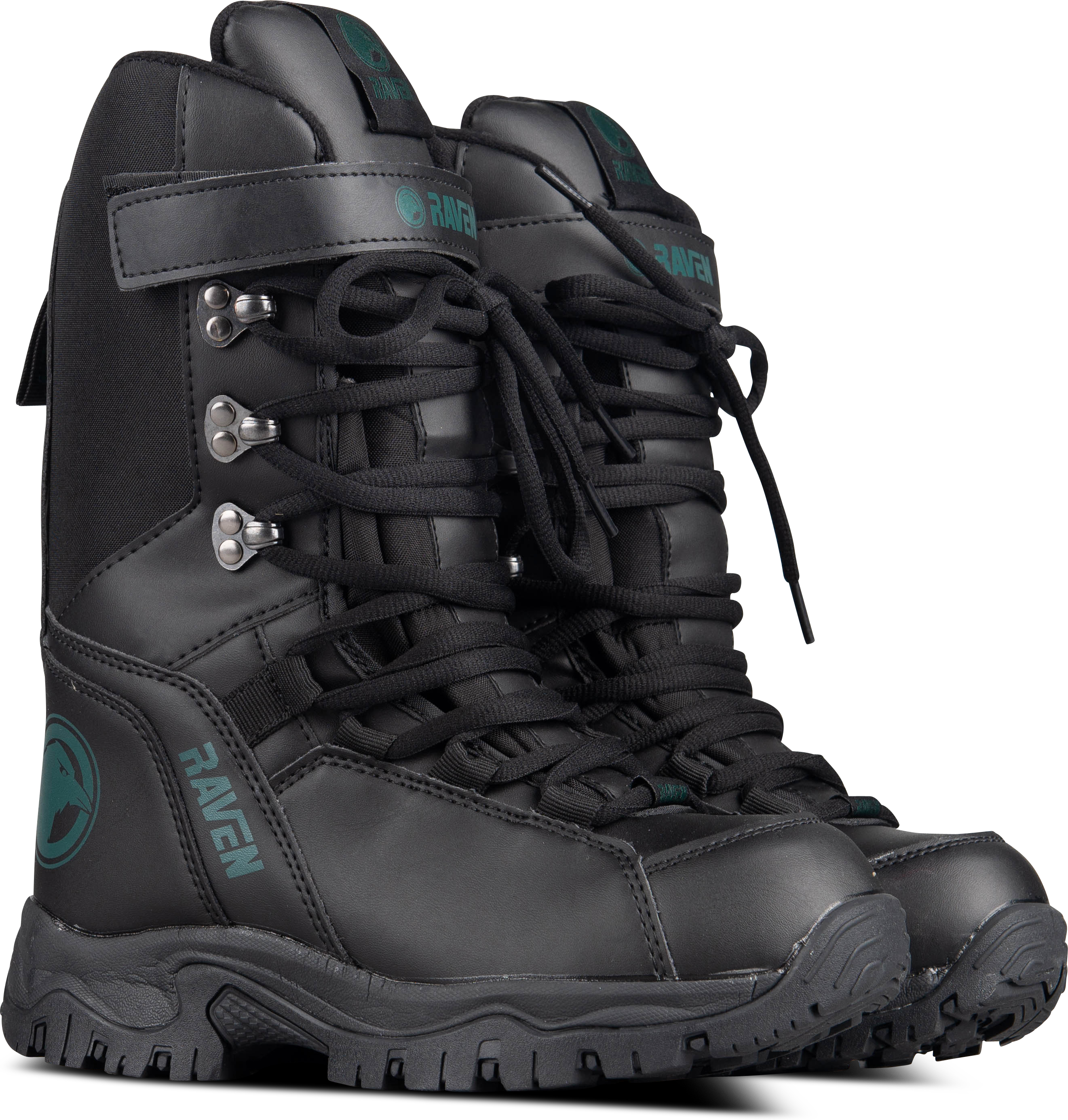 Raven Botas de Moto de Nieve  Charge 2.0 WP Negro-Verde