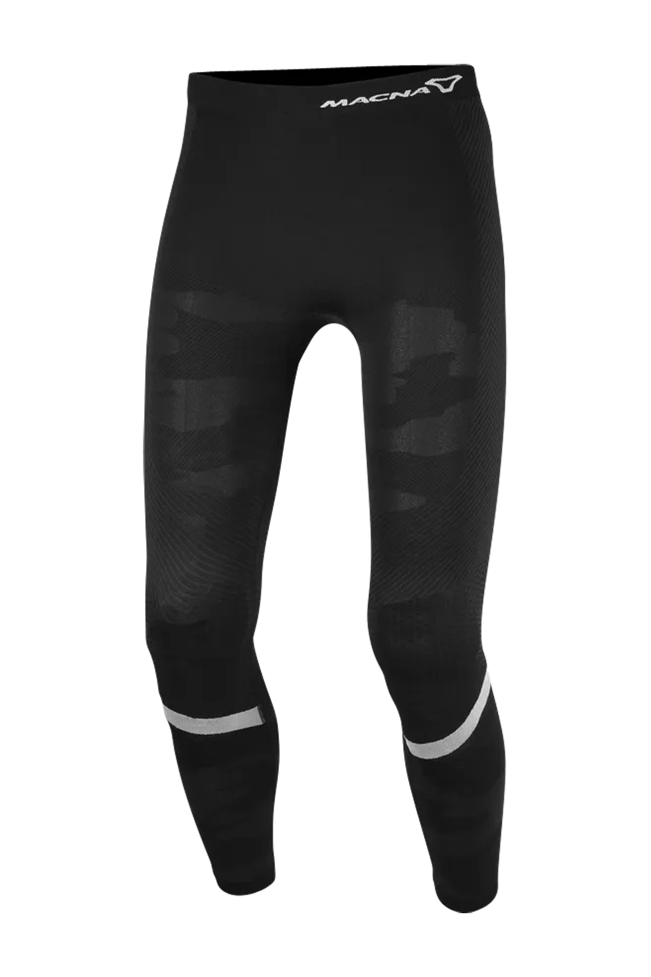 Macna Pantalones de Moto  Baselayer Summer Negro-Gris-Plateado