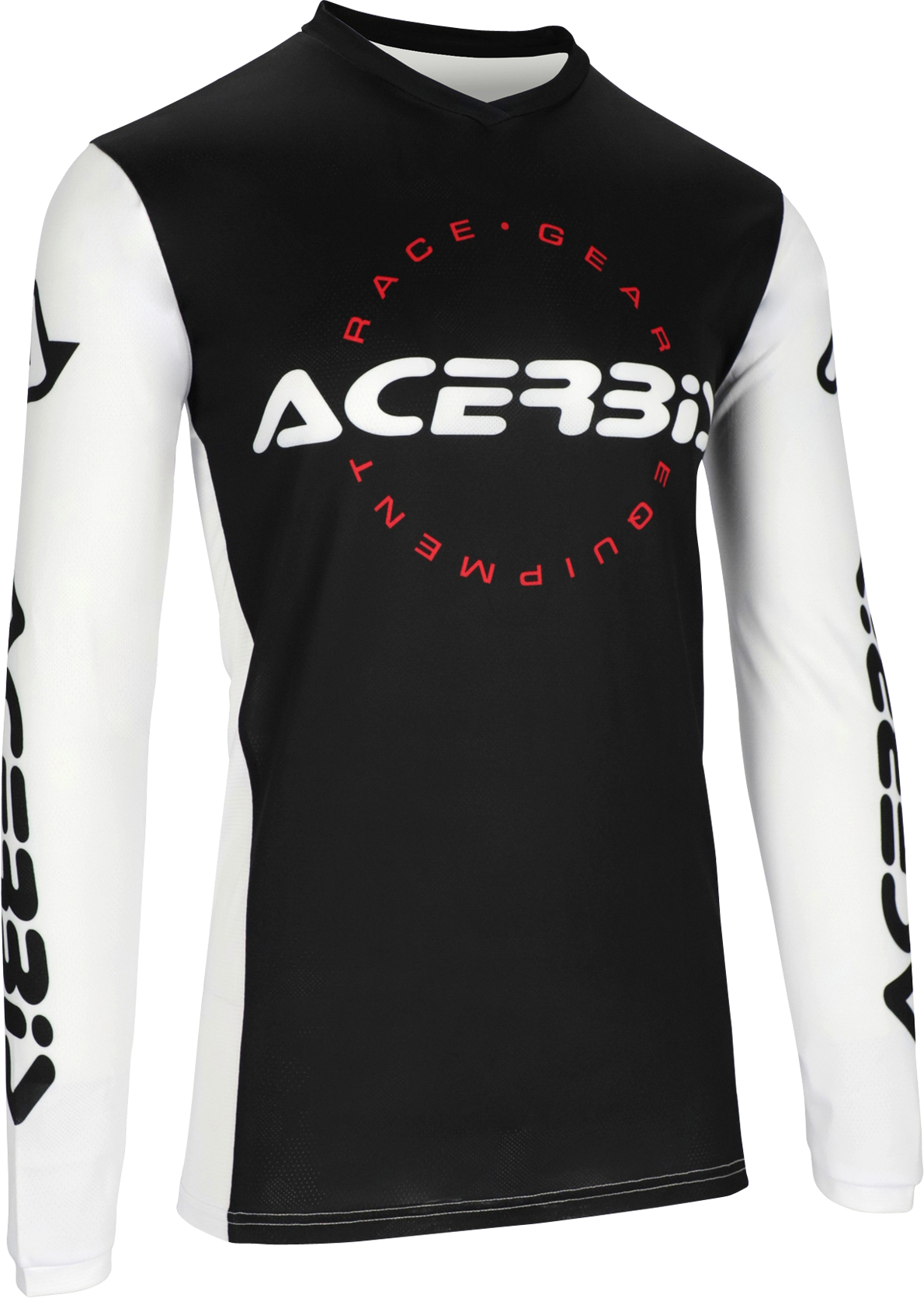 Acerbis Camiseta de Cross  J-Track Inc Negro-Blanco