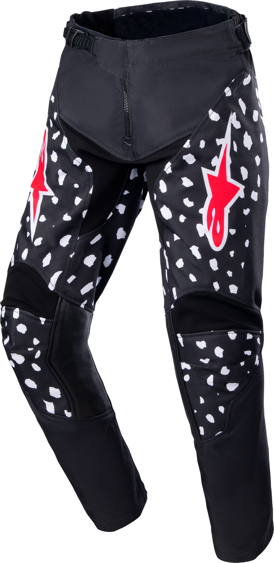 Alpinestars Pantalones de Cross Niño  Racer North Negro-Rojo Neón