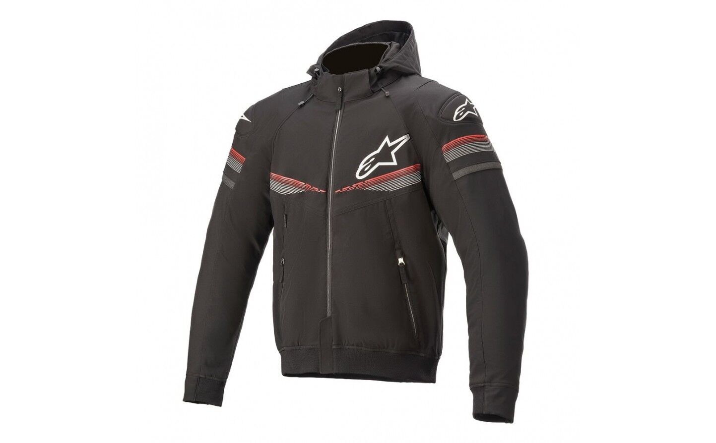 Chaqueta Alpinestars Sektor V2 Tech Negro Rojo  4200520-1303