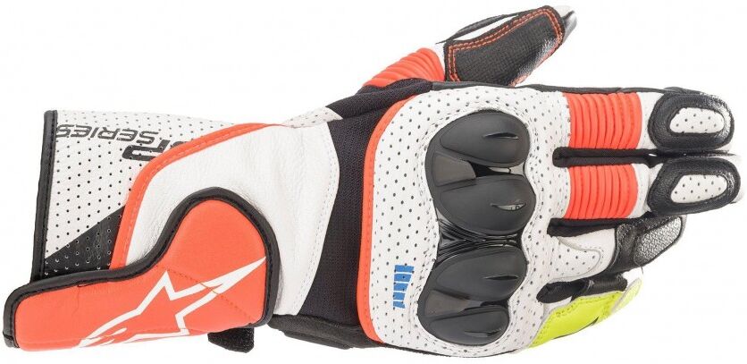 Guantes Alpinestars Sp-2 V3 Blanco Rojo  3558221