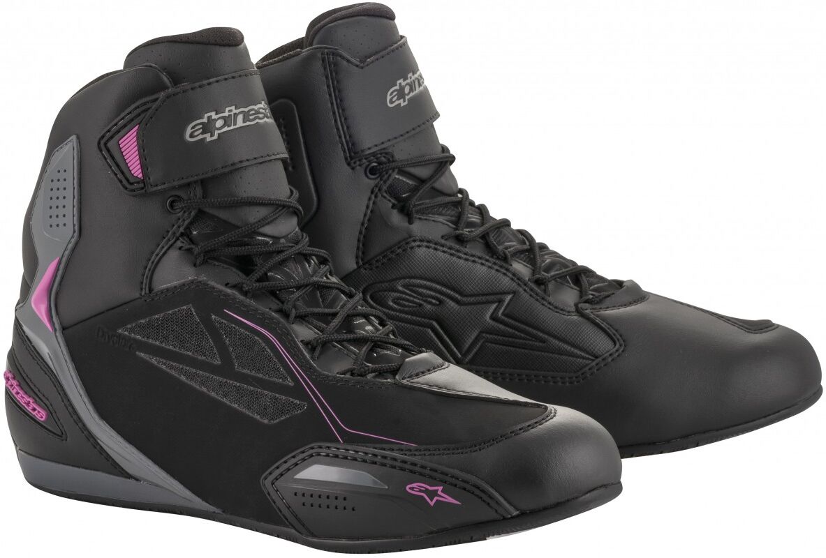 Zapatillas Mujer Alpinestars Stella Faster-3 Drystar Negro Oscuro Gris Fucsia  2