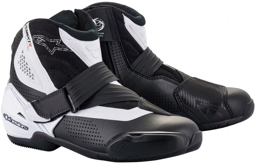 Botas Alpinestars SMX-1 R V2 Vented Negro Blanco  2224021-12