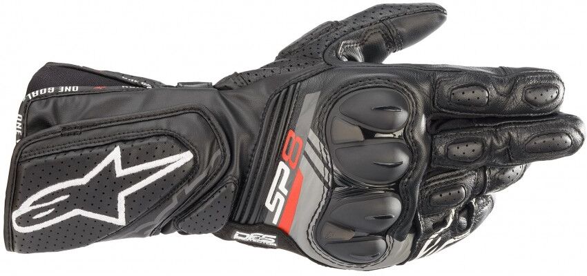 Guantes Alpinestars SP-8 V3 Negro Blanco  3558321-10