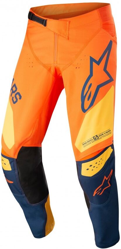 Pantalón Alpinestars Techstar Factory Naranja Azul  3721022-4075