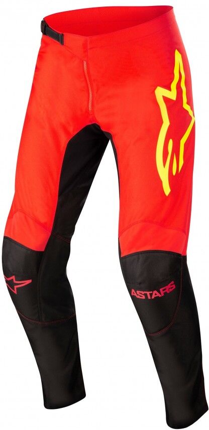 Pantalón Alpinestars Fluid Tripple Negro Rojo  3722522-1355