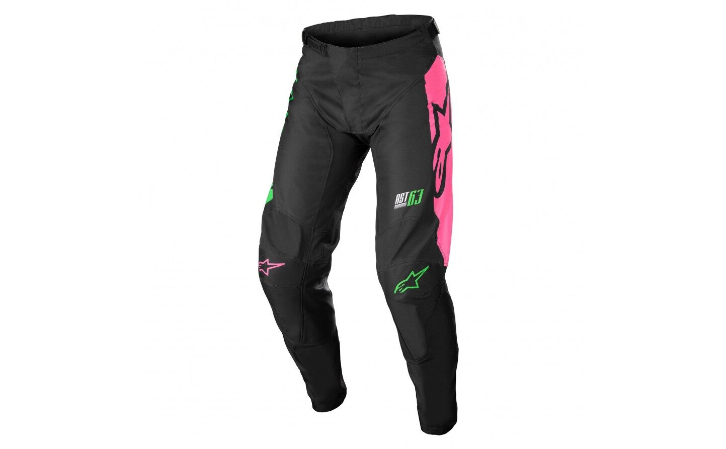 Pantalón Infantil Alpinestars Racer Compass Negro Verde Neon  3742122-1669