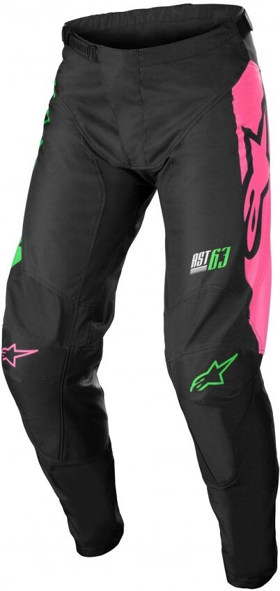 Pantalón Alpinestars Racer Compass Negro Verde Rosa  3722122-1669