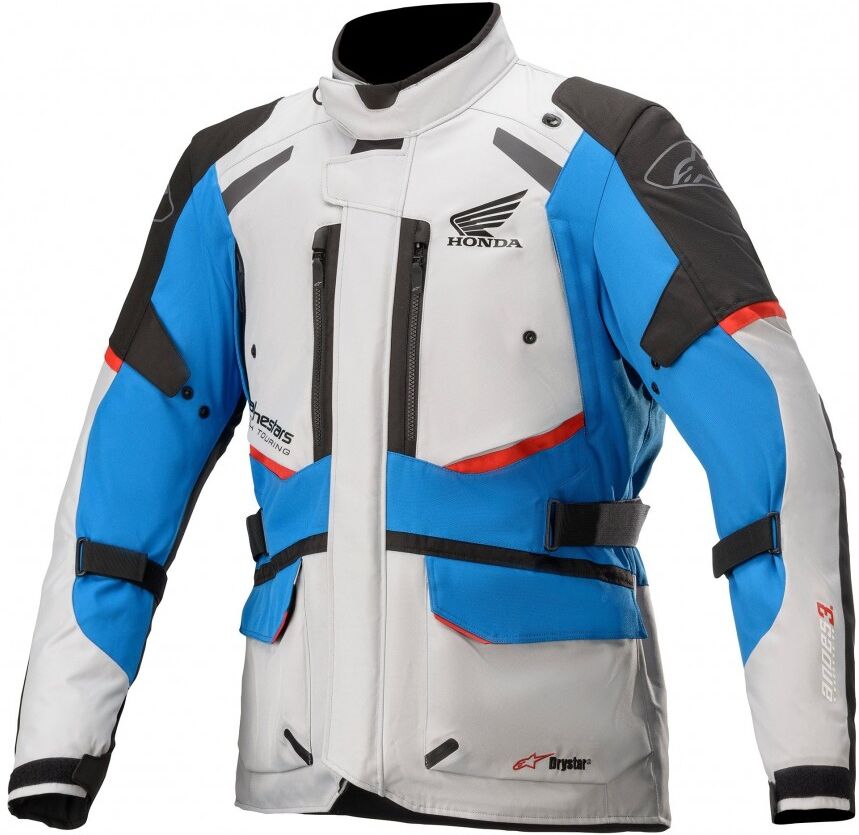 Chaqueta Alpinestars Honda Andes V3 Drystar Gris Azul  3207421-9173