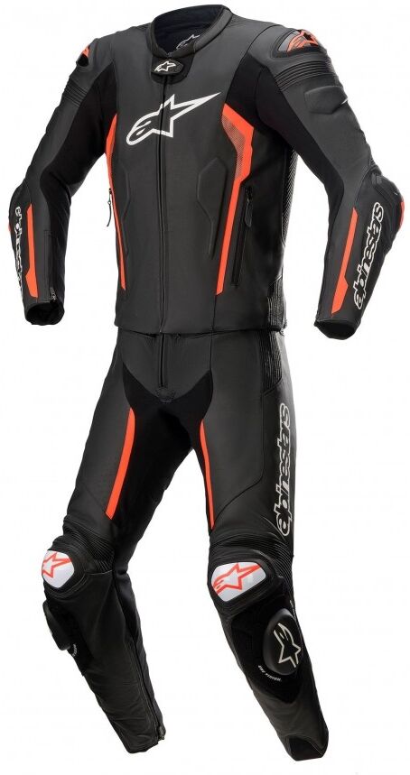 Mono Alpinestars Missile V2 Leather Suit 2PC Negro Rojo  3160122-1030