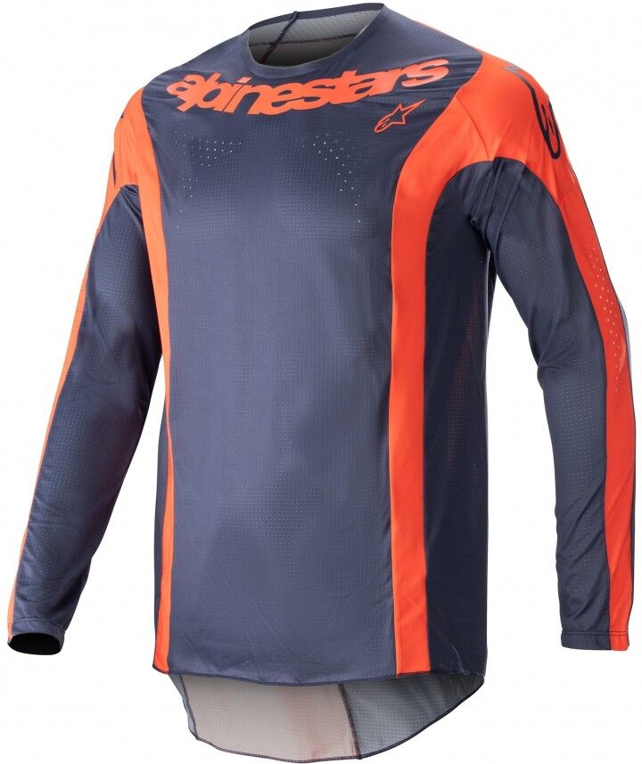 Camiseta Alpinestars Techstar Arch Night Navy Hot Naranja  3761023-7141