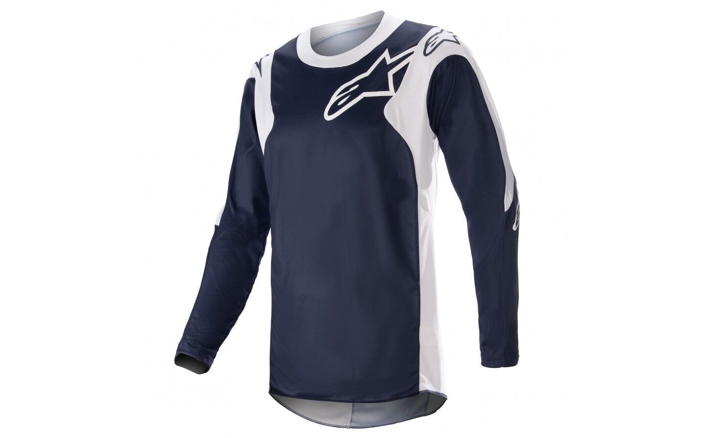 Camiseta Alpinestars Racer Hoen Night Navy Blanco  3761323-7120