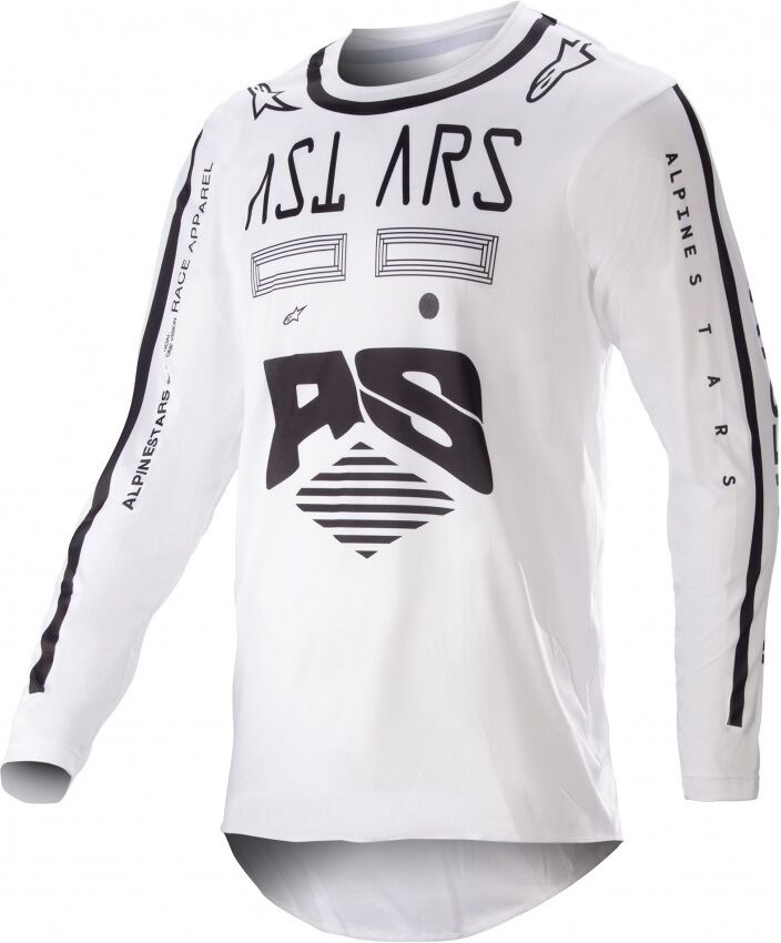 Camiseta Alpinestars Racer Found Blanco  3761623-20