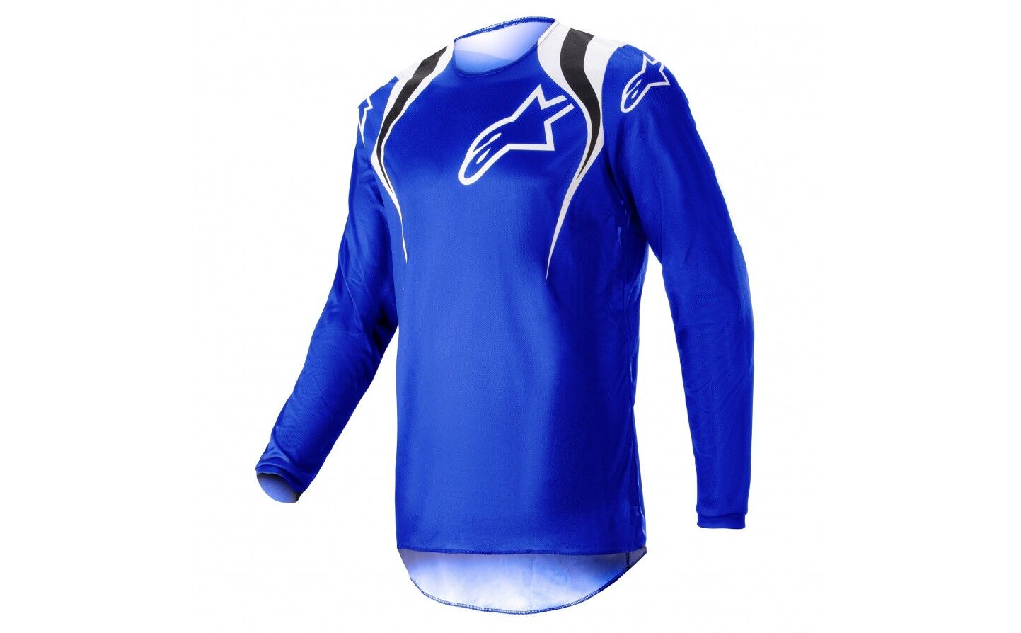 Camiseta Alpinestars Fluid Narin Azul Ray Blanco  3761823-7021