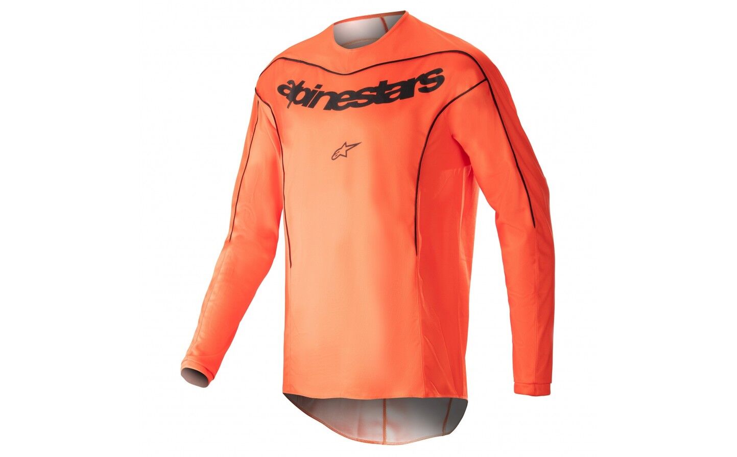 Camiseta Alpinestars Fluid Lurv Hot Naranja Negro  3762023-411